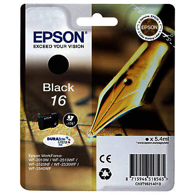 Epson Pen & Crossword T1621 Black Ink Cartridge